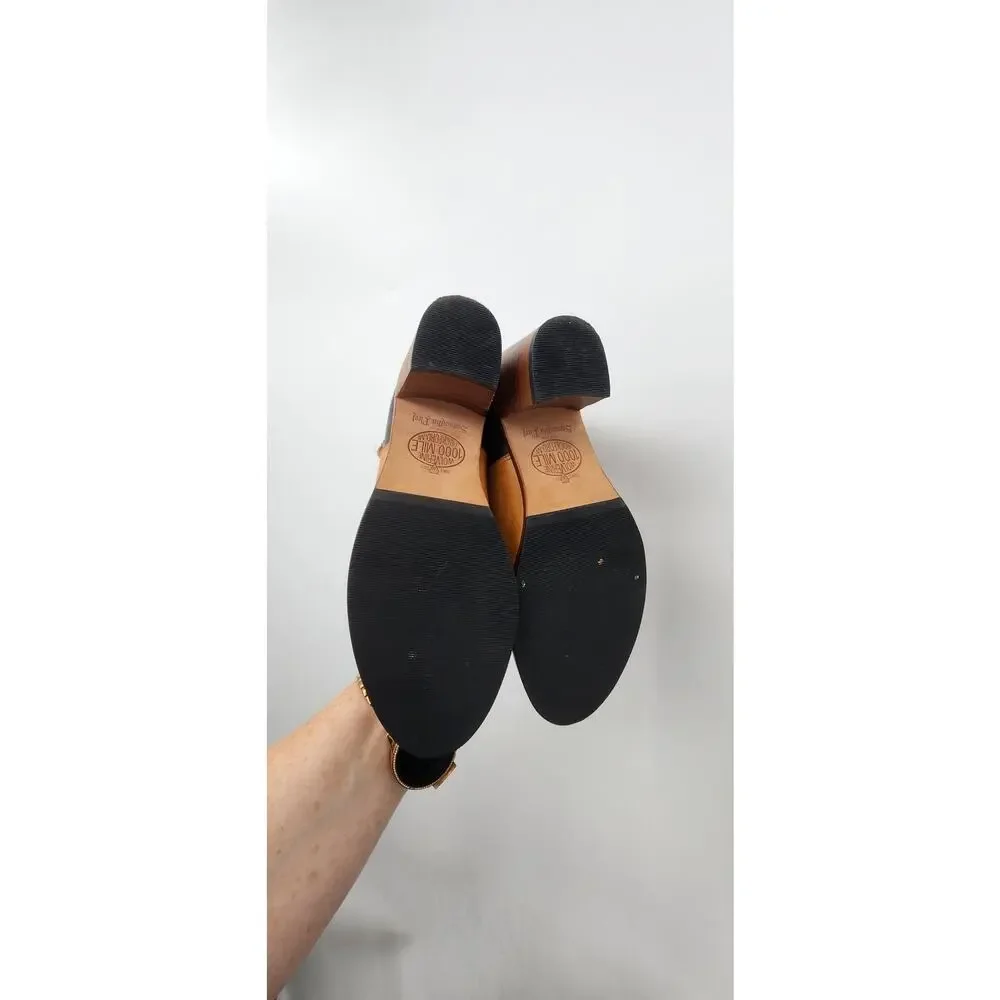 Wolverine 1000 Mile By Samantha Pleet Boots Bonny Pull On Heel Booties Leather 8